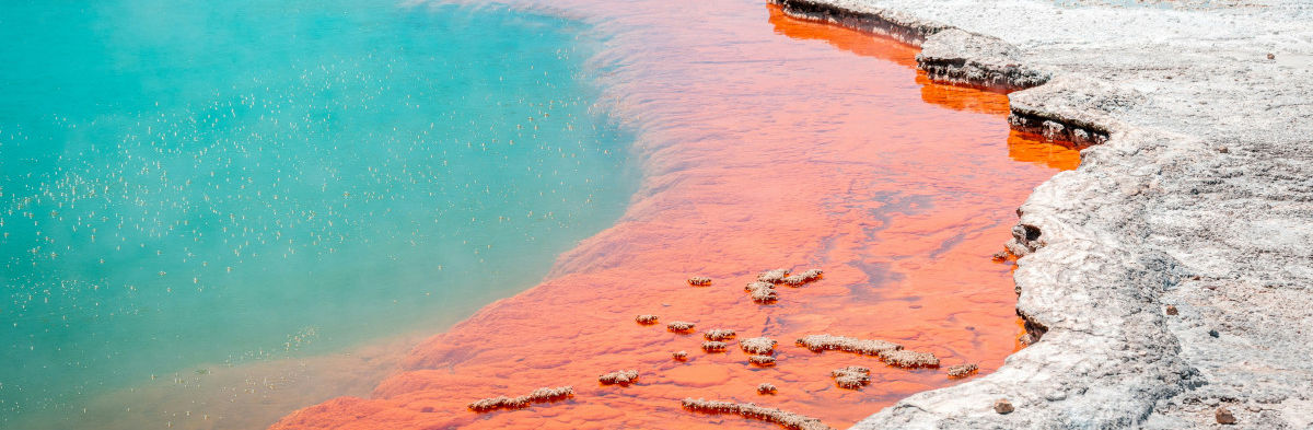 Champagne pool, Wai-o-tapu, Rotorua, New Zealand